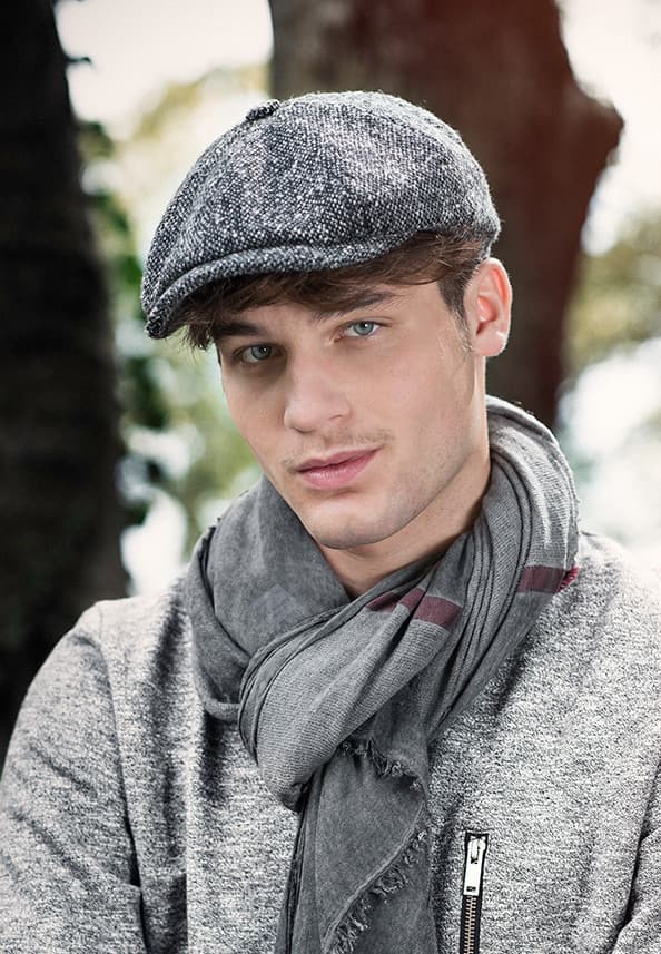 Gro�e Auswahl an Flatcaps in allen Variationen