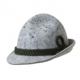 Berghut aus Wollfilz Ortler by Hutter H�te mit dreifacher Wollkordel und schmaler Krempe