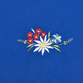 Traditionelle blaue S�dtiroler Sch�rze