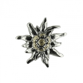 Mittelgro�e Anstecknadel Edelweiss