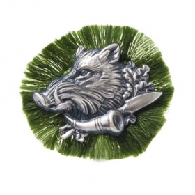 R�schenabzeichen mit Wildschwein Motiv