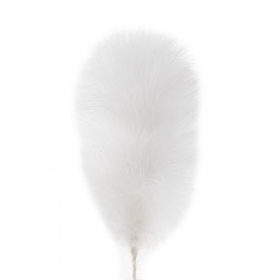 Flaumbusch weiss H�he ca. 25cm