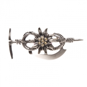 Sch�ne Anstecknadel mit Edelweiss