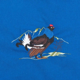 Blaue Sch�rze Motiv "Auerhenne"