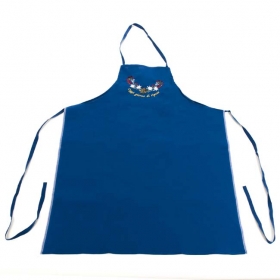 Blaue Sch�rze mit Motiv "Oggi giorno di riposo" \(Heute Ruhetag\)