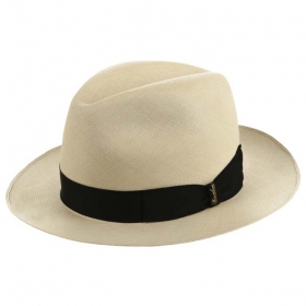 Exklusiver BORSALINO Montecristi Panama Hut