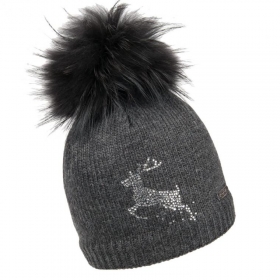 NORTON | Damen Strickm�tze mit Hirschmotiv in Strass