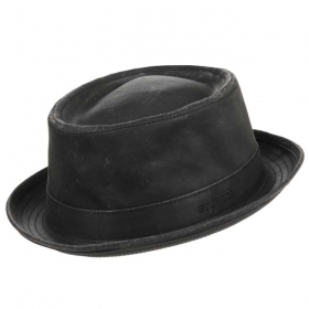 STETSON | Pork Pie Odenton in Leder-Optik