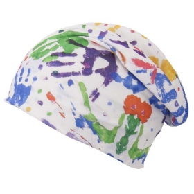 Bunte Beanie M�tze f�r Kinder 