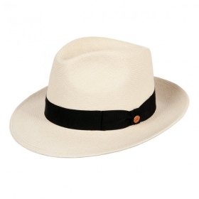 MAYSER | Exklusiver Fedora Panamahut Cuenca Fino Stroh UV80+ 