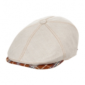 Schirmm�tze aus Leinen von ALFONSO D\'ESTE