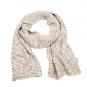 Winterschal f�r Damen mit Lurexstreifen in Gold