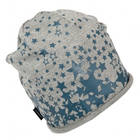 Beanie M�tze f�r M�dchen mit Sterne Druck by MAXIMO