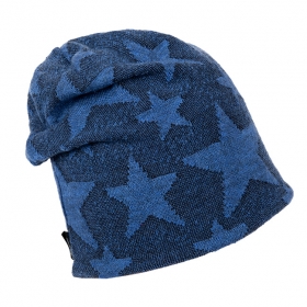 Beanie f�r Kids mit Sternen Motiv und Innenfutter von STERNTALER