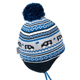 STERNTALER | Strickm�tze mit Bommel f�r Jungen