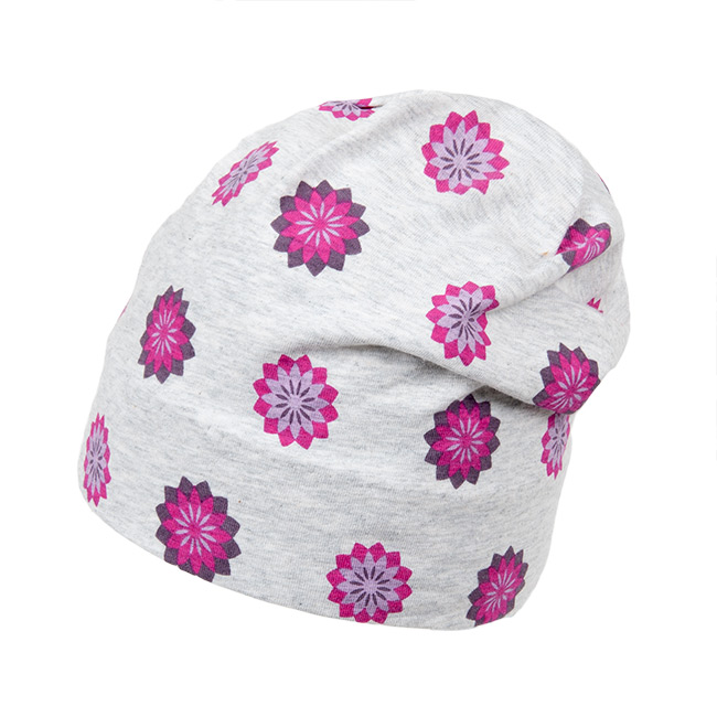 Bonnet Fille Sterntaler Imprimé Animaux Marins - Jersey Flammé - Deux Façons De Le Porter - Tendance Et Doux