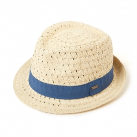 Weicher leichter Trilby Sommerhut mit Bandgarnitur
