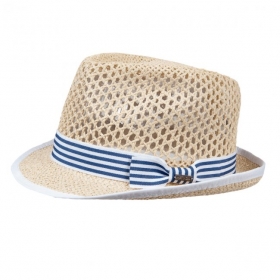 Luftig leichter Trilby Strohhut f�r Damen 