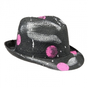 ALESSANDRA BACCI | Trilby Strohhut Damen handbemalt