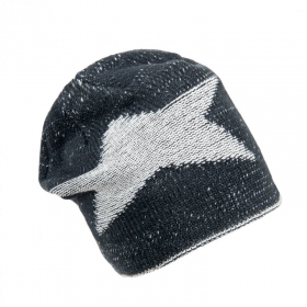 MAXIMO | Beanie M�tze in Strick mit Stern Motiv