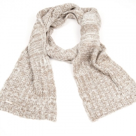 SEEBERGER | Wollschal mit Diamant Struktur und Pailletten