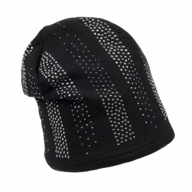 Beanie M�tze Damen mit Strass