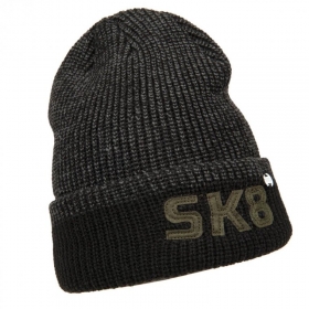 FASHION | Umschlagm�tze in Strick MOULINE PATCH SK8