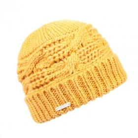 SEEBERGER | Beanie Umschlagm�tze in Strick Zopfdesign