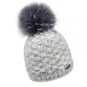 NORTON | Lurex Strickm�tze mit sch�nem Bommel