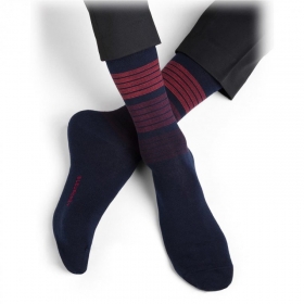 BLEUFORET | Herrensocke mit Streifenmuster