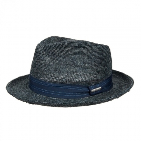 STETSON | Fedora Raffia Crochet Strohhut