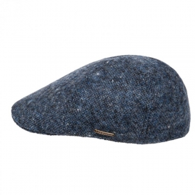 STETSON | Sechsteilige Flatcap 100% Wolle