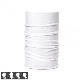 BANDANA SCHLAUCHSCHAL UNI WEISS 