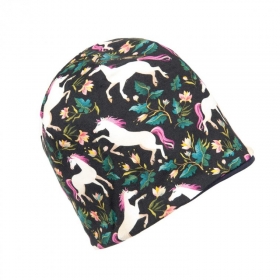 MAXIMO | KIDS GIRL-Beanie Einhorn reversible
