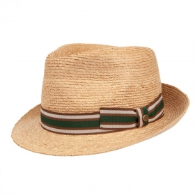 HUTTER | Trilby Premium Natur Strohhut