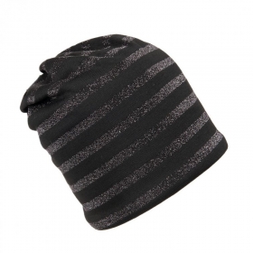 FASHION | DAMEN BEANIE M�TZE MIT LUREX