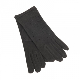FASHION | DAMEN FLEECE HANDSCHUHE CON SIMMETRIA BORCHIE
