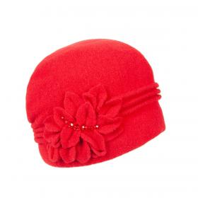 WILLI | M�tze BOLON aus gewalkter Wolle mit Detail