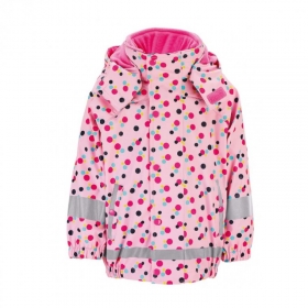 STERNTALER | Regenjacke mit Futter mit Punkten