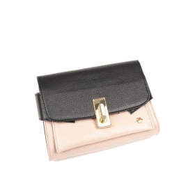 GRANADILLA | Zweifarbige Ledertasche 38x7,5x17cm - Made in Italy