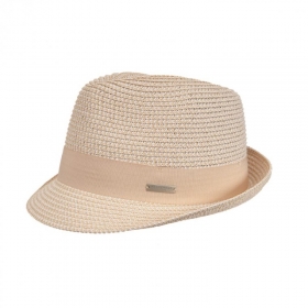 SEEBERGER | Damen Trilby Strohhut mit Ripsband
