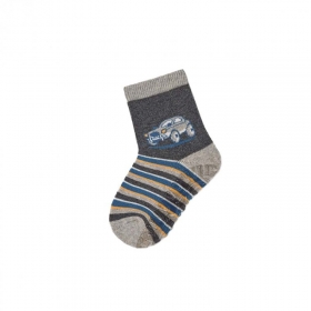 STERNTALER | Kinder Fliesenflitzer Baumwolle Socken Motiv Auto