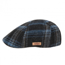STETSON | 6teilige M�tze Texas Shadow Plaid aus Schurwolle