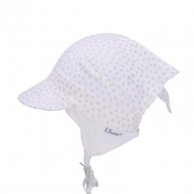 STERNTALER | Kids Kopft�chl wei� mit Glitzer Tupfen