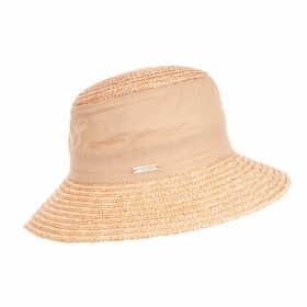 SEEBERGER | Wheat Braid Bucket with Fabric Insert