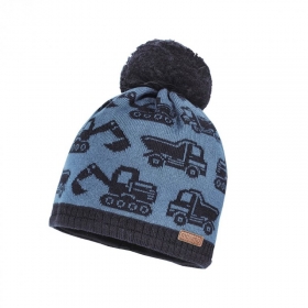 MAXIMO | MINI BOY M�tze Randlos Baufahrzeuge