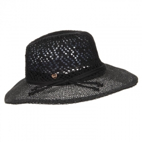 FASHION | Fedora Damenhut mit Strickkopf aus Baumwolle
