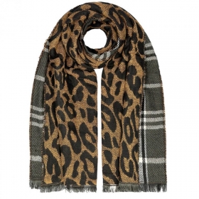 FASHION | Wendeschal mit Animal Print und Schottenmuster