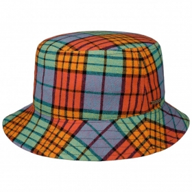 STETSON | Fischerhut mit buntem Karomuster