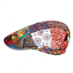 ALFONSO D\'ESTE | Herren Schieberm�tze im Patchwork Design